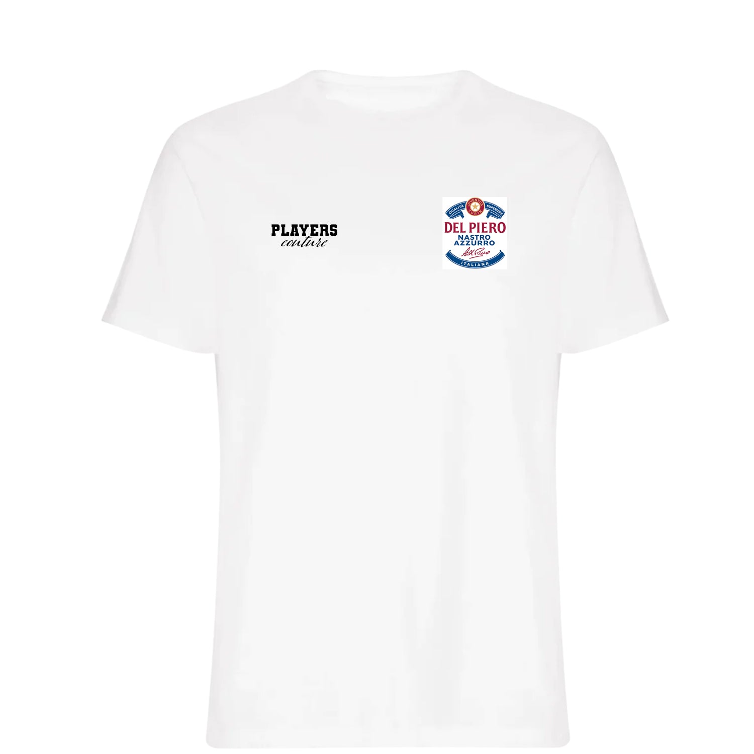 Alessandro Del Piero Logo 2 Players Couture Mens T-Shirt White