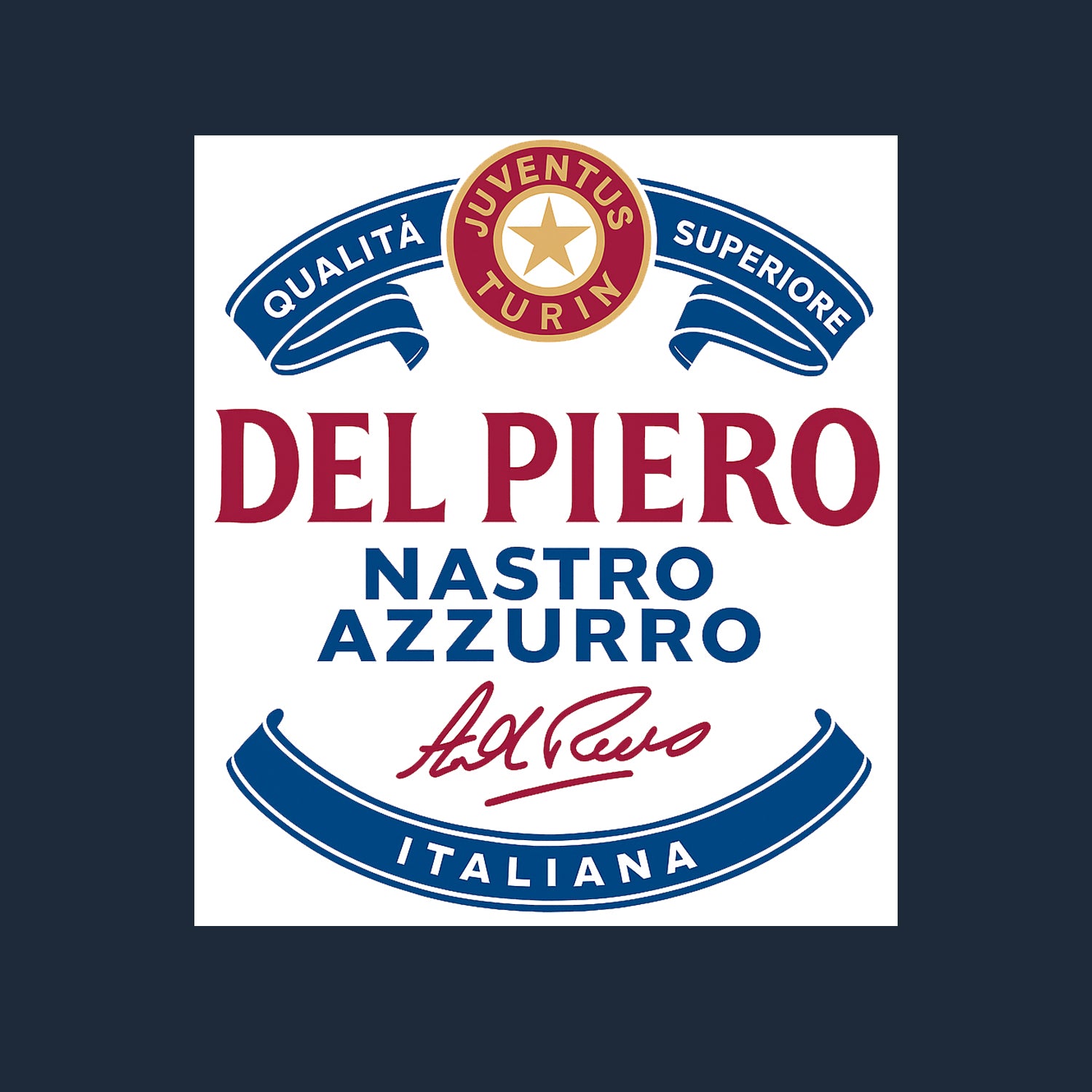 Alessandro Del Piero Logo 2 Players Couture Men's Casual Hoodie