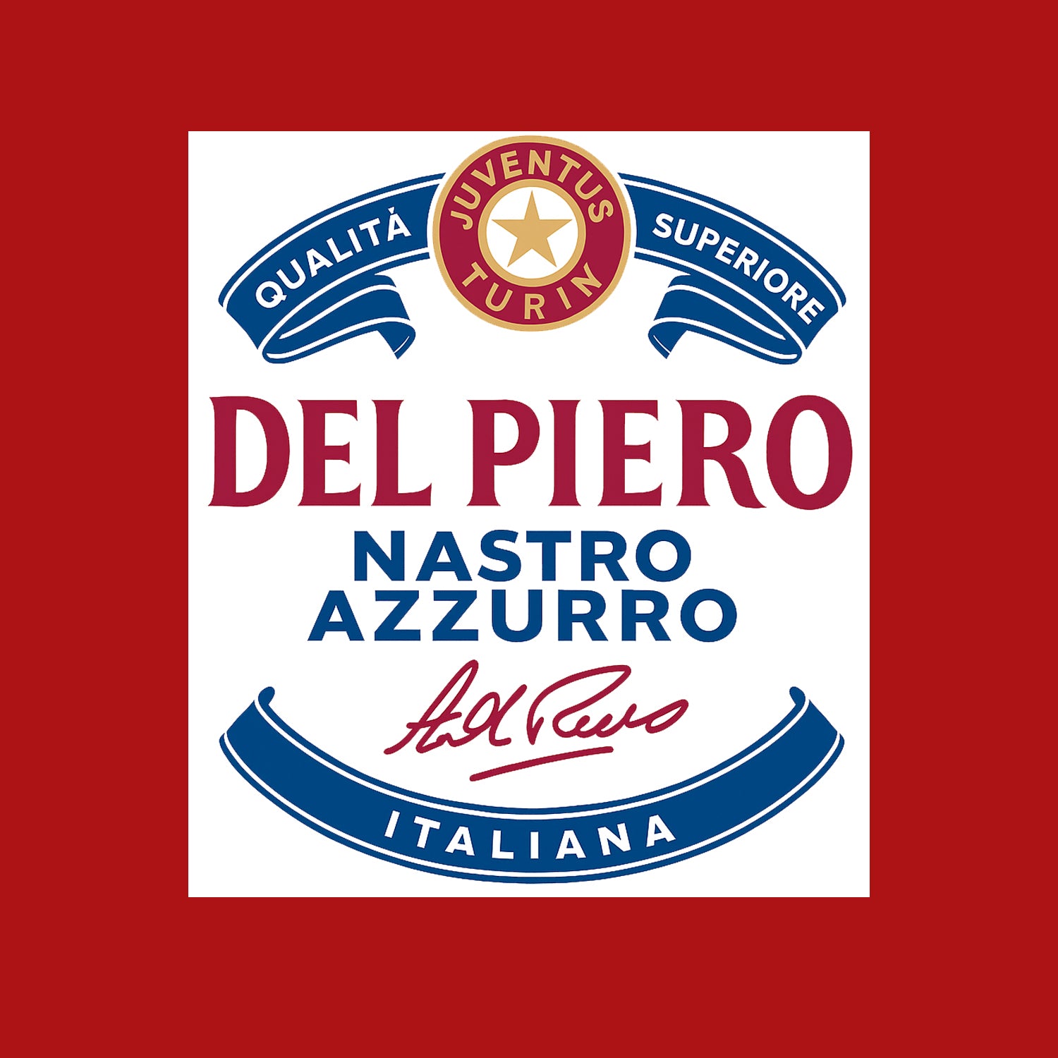 Alessandro Del Piero Logo 2 Players Couture Men's Casual Hoodie