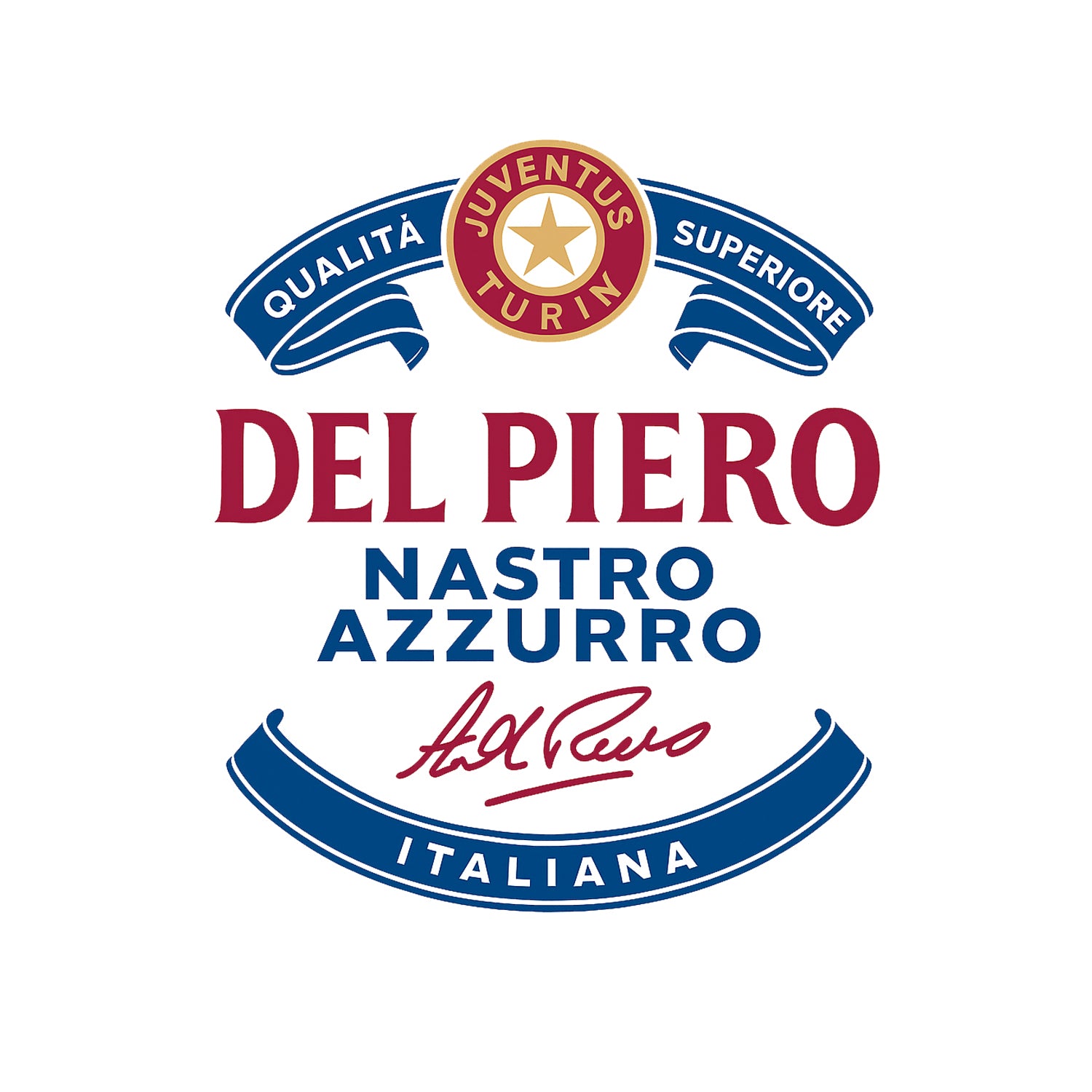 Alessandro Del Piero Logo 2 Players Couture Men's Casual Hoodie