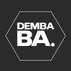 Demba Ba Logo Men's T-Shirt – black close-up detail shot of the Demba Ba Players Couture logo design