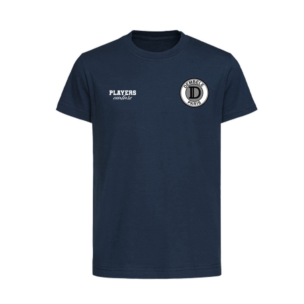 Ousmane Dembele Logo Players Couture Kids T-Shirt Navy