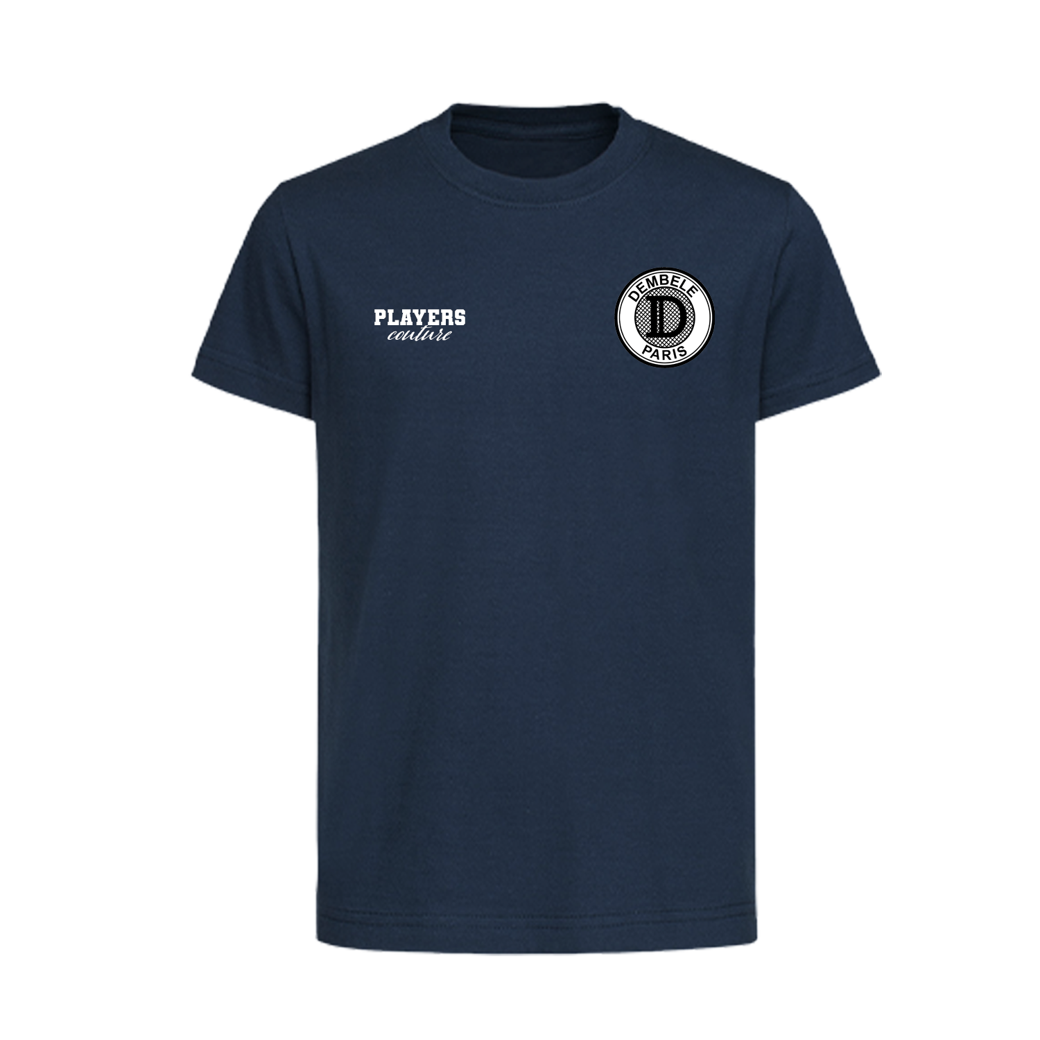 Ousmane Dembele Logo Players Couture Kids T-Shirt Navy