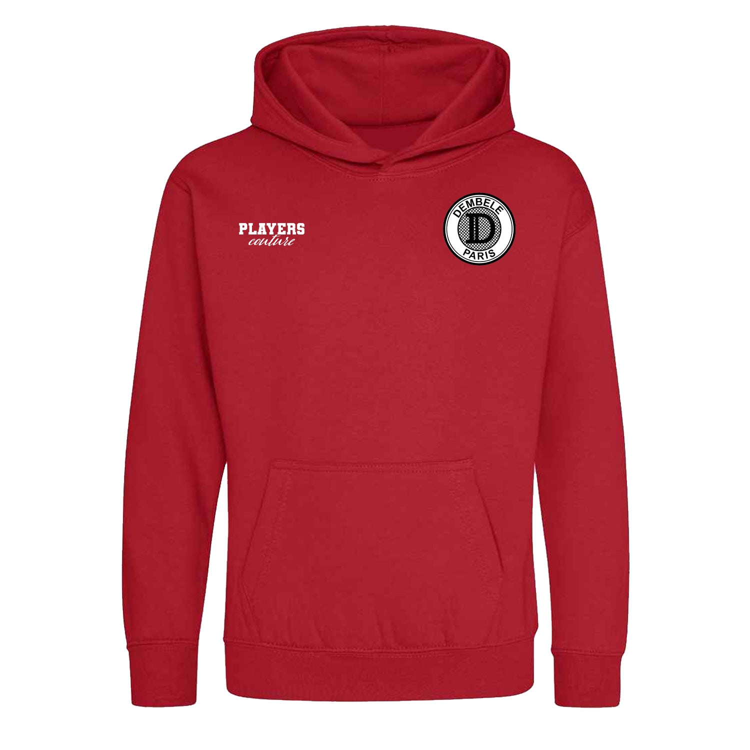 Ousmane Dembele Logo Players Couture Kids Hoodie Red