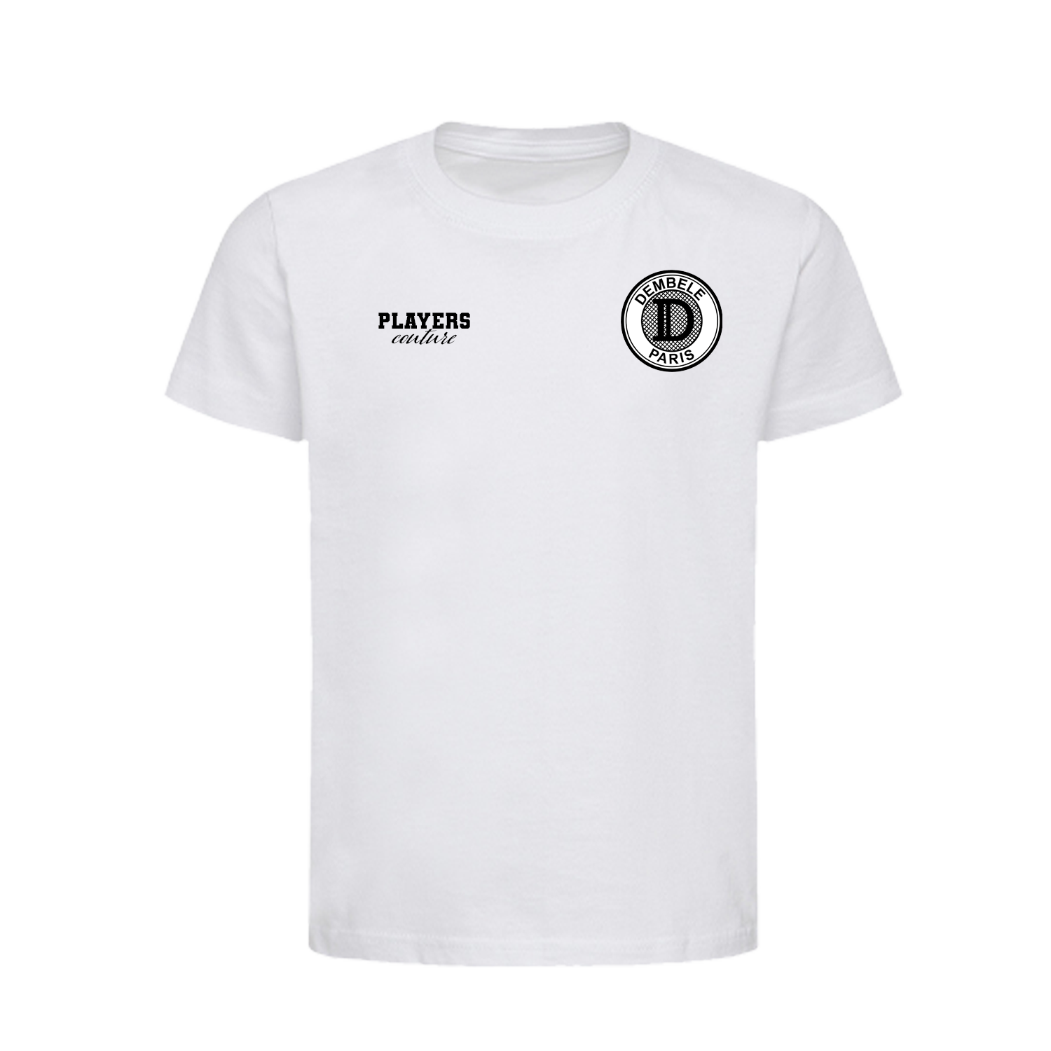 Ousmane Dembele Logo Players Couture Kids T-Shirt White