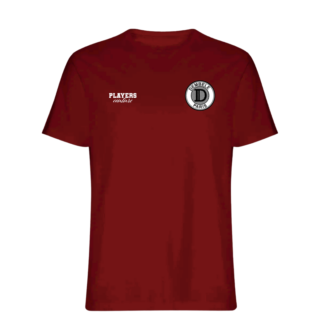 Dembele Logo Players Couture Mens T-Shirt Red