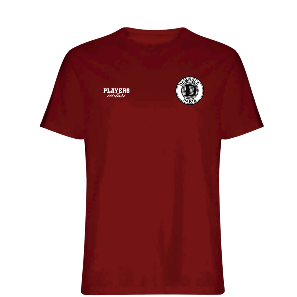 Dembele Logo Players Couture Mens T-Shirt Red