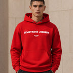 demetrious-johnson name-print hoodie - red