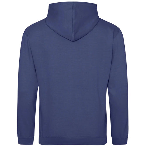 Essentials Collection hoodie – blue men's hoodie with white Essentials Collection letters and Players Couture logo on the
