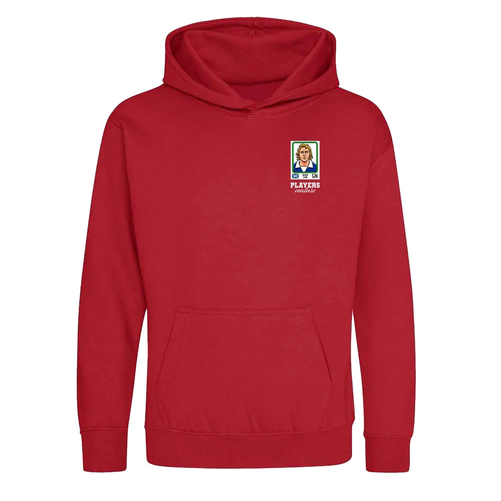 Denis Law World Cup Sticker Kids Hoodie