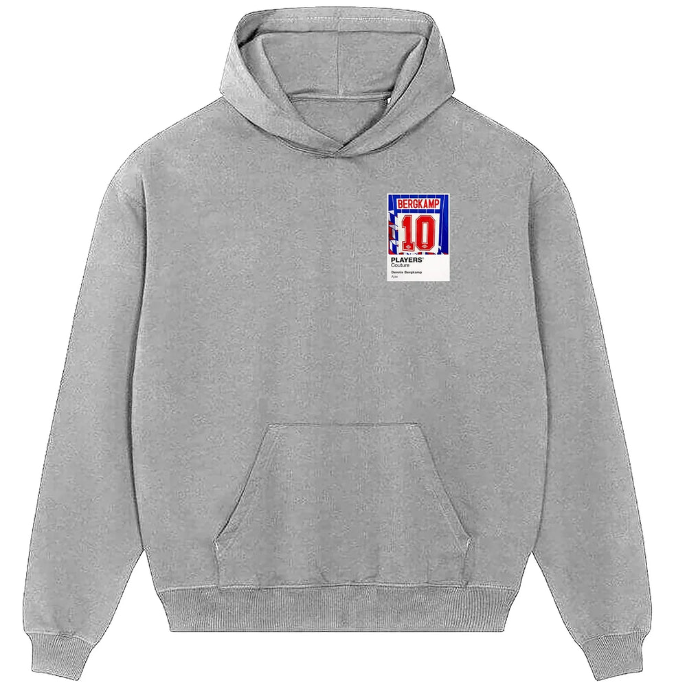 Dennis Bergkamp 10 Ajax Football Shirt Frame Men's Hoodie