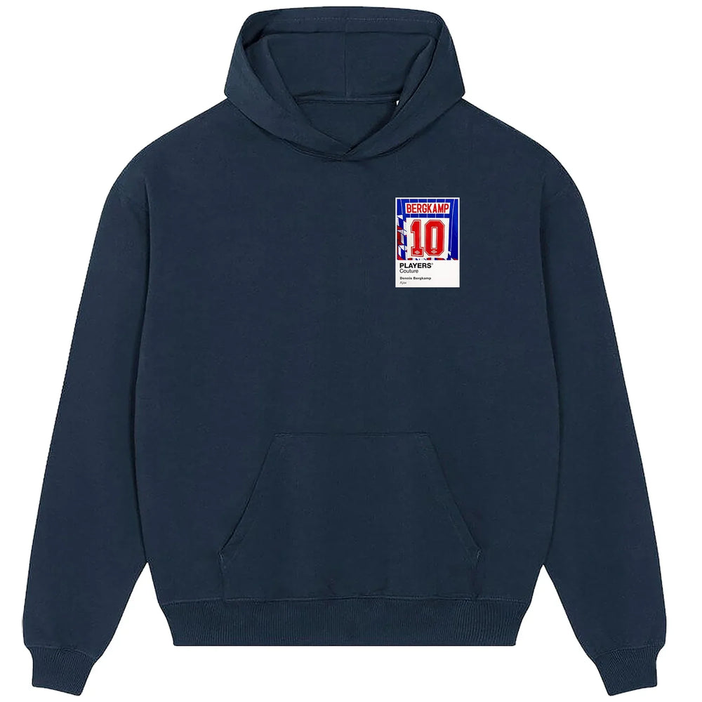 Dennis Bergkamp 10 Ajax Football Shirt Frame Men's Hoodie