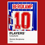 Dennis Bergkamp 10 Ajax Football Shirt Frame Men's Hoodie