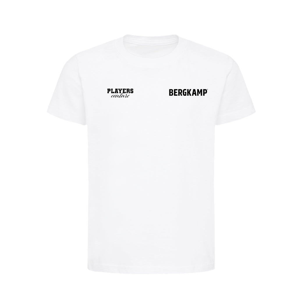 Dennis Bergkamp Logo Players Couture Kids T-Shirt White