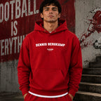 dennis-bergkamp name-print hoodie - red