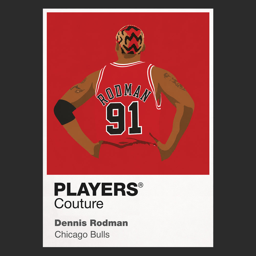 Dennis Rodman Bulls Basketball Icon Frame - Icon Design (View 10)