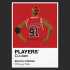 Dennis Rodman Bulls Basketball Icon Frame - Icon Design (View 10)