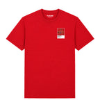 Dennis Rodman Bulls Basketball Icon Frame Men's T-Shirt - Red