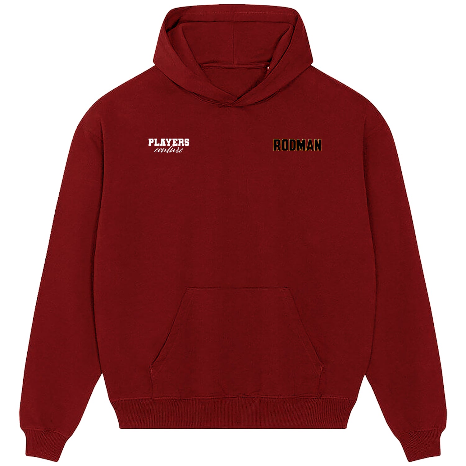 Dennis Rodman Logo Players Couture Men's Casual Hoodie Red