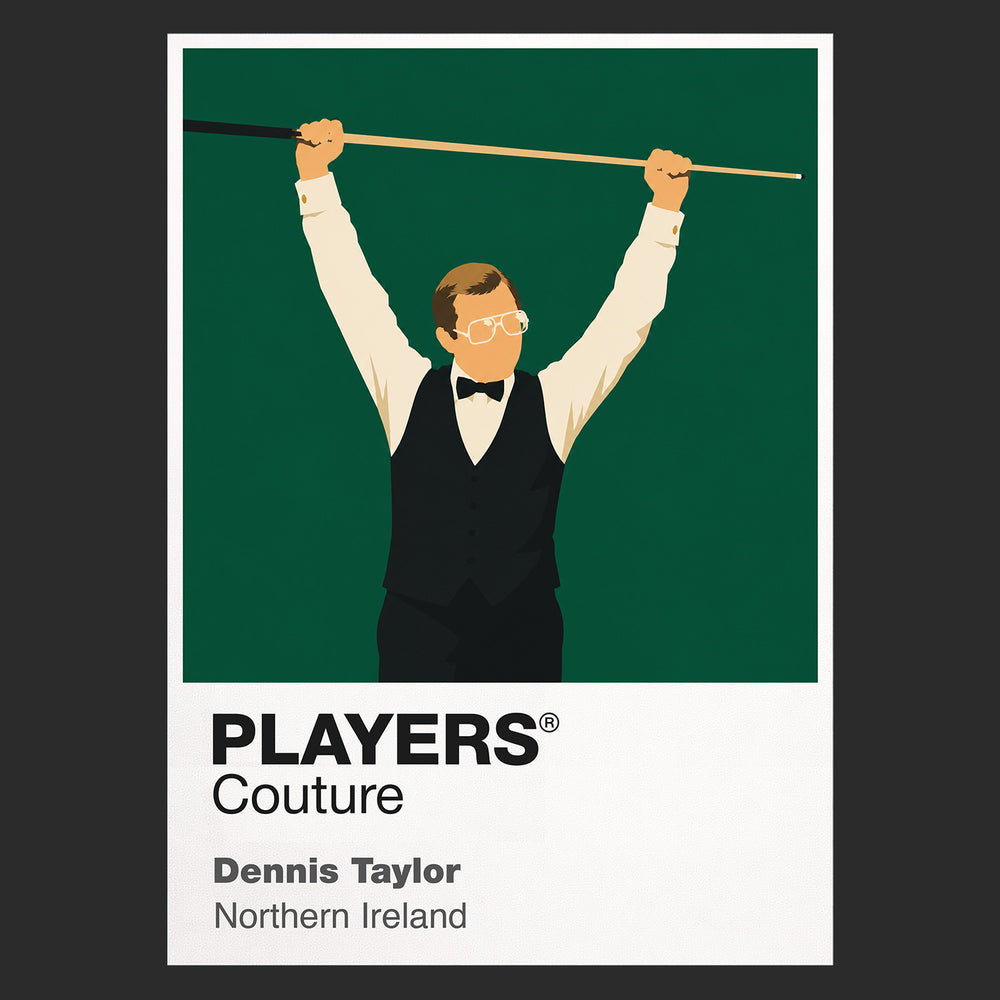 Dennis Taylor Snooker Icon Frame Men's Hoodie