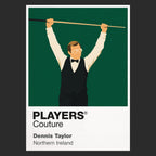Dennis Taylor Snooker Icon Frame Men's Hoodie