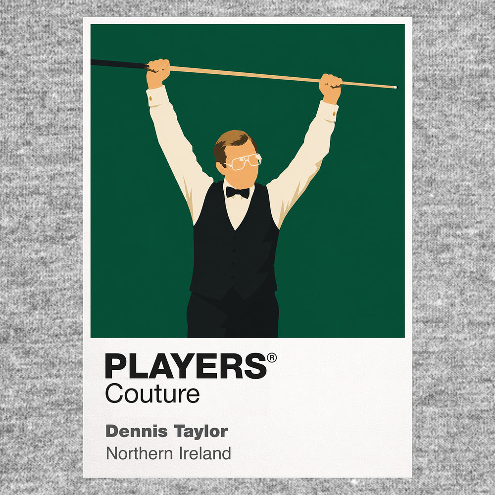 Dennis Taylor Snooker Icon Frame Men's Hoodie