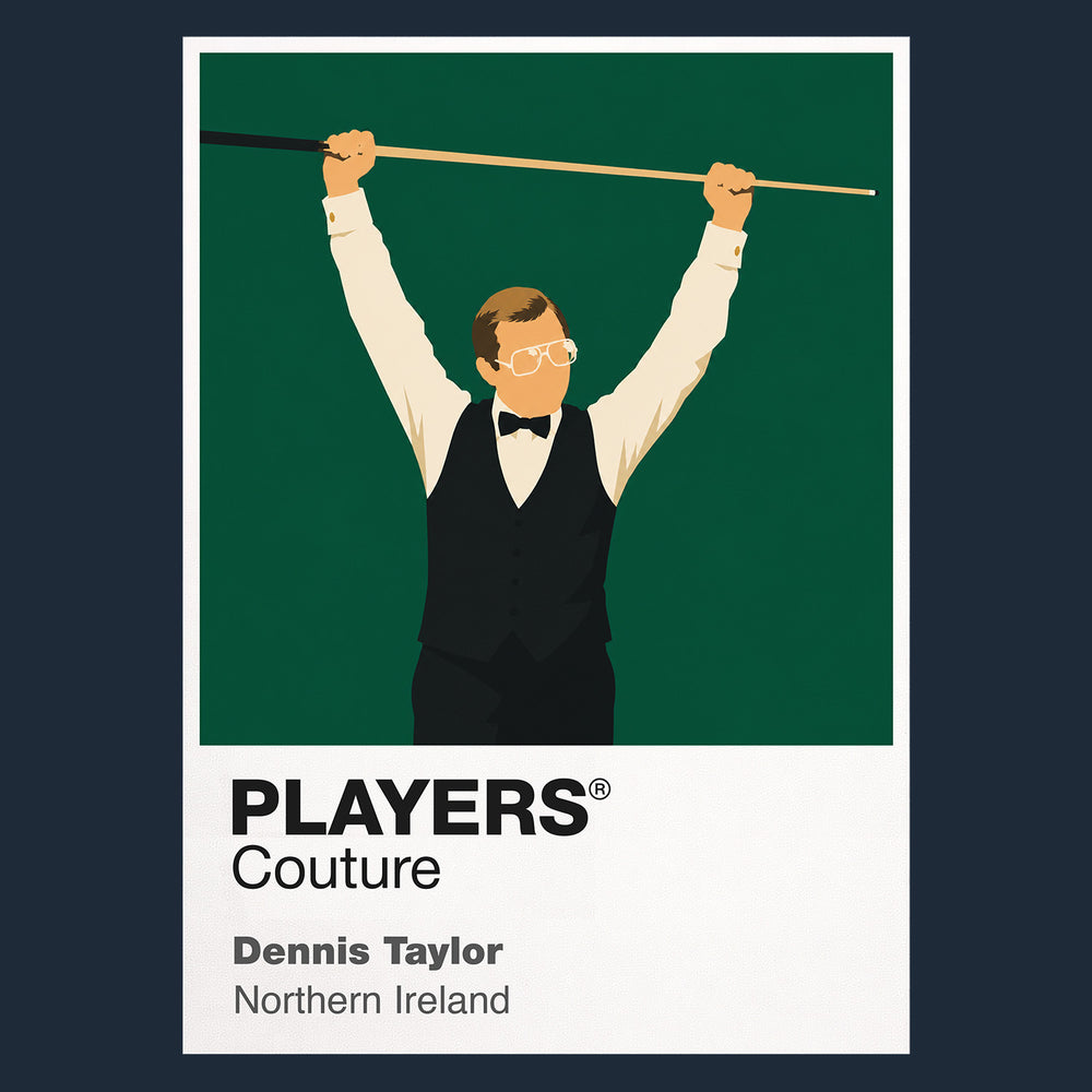 Dennis Taylor Snooker Icon Frame Men's Hoodie