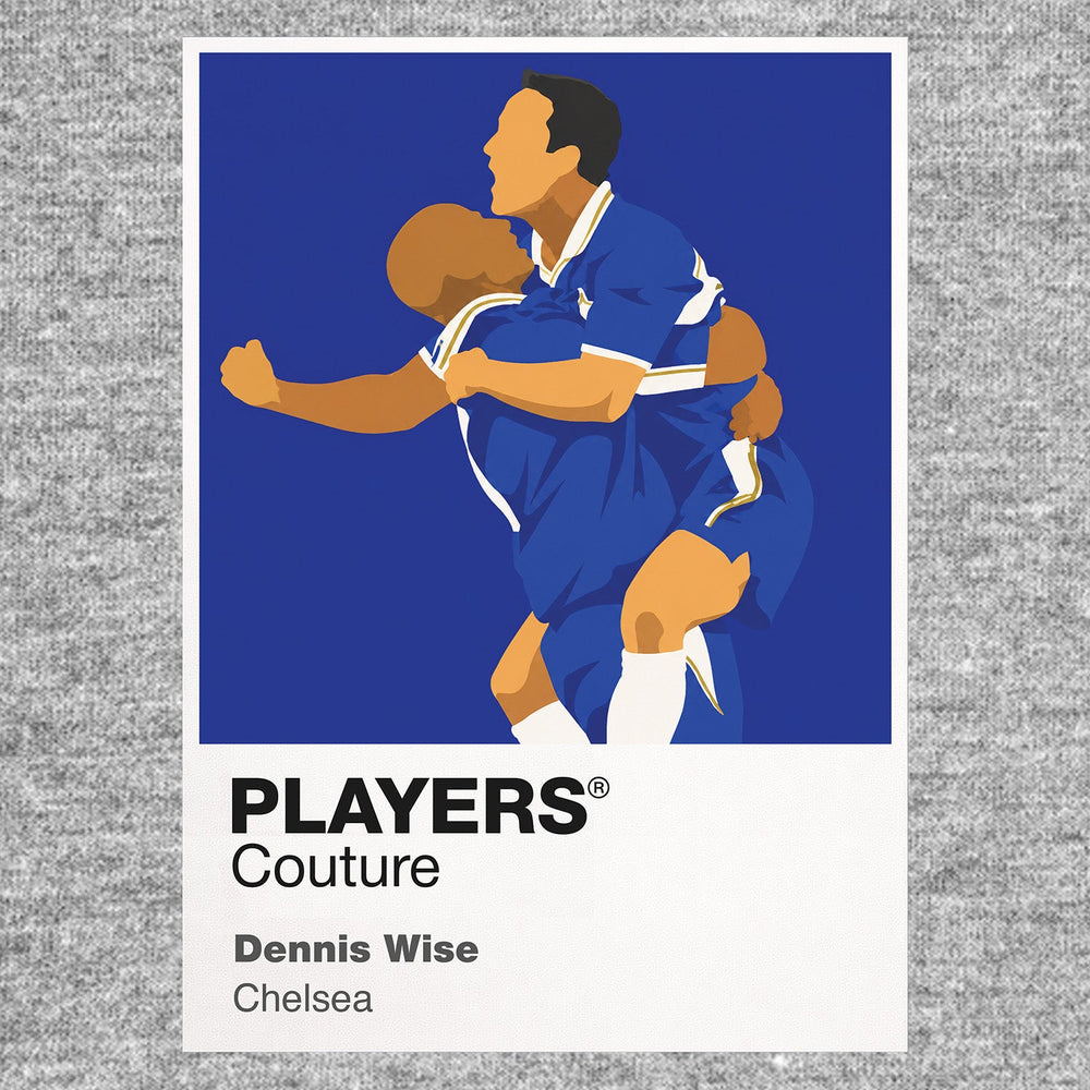 Dennis Wise Chelsea Icon Frame — Gray