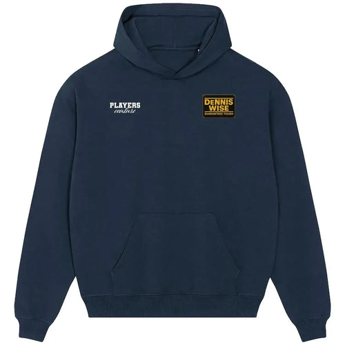 Dennis Wise hoodie – navy men's hoodie featuring the Dennis Wise Players Couture logo