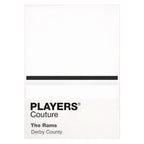 Derby County Classic Football Shirt Colours Frame Men's T-Shirt – white close-up detail shot of the Derby County Players