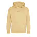 Essentials Collection hoodie – white kids' hoodie with black Essentials Collection letters and Players Couture logo on the