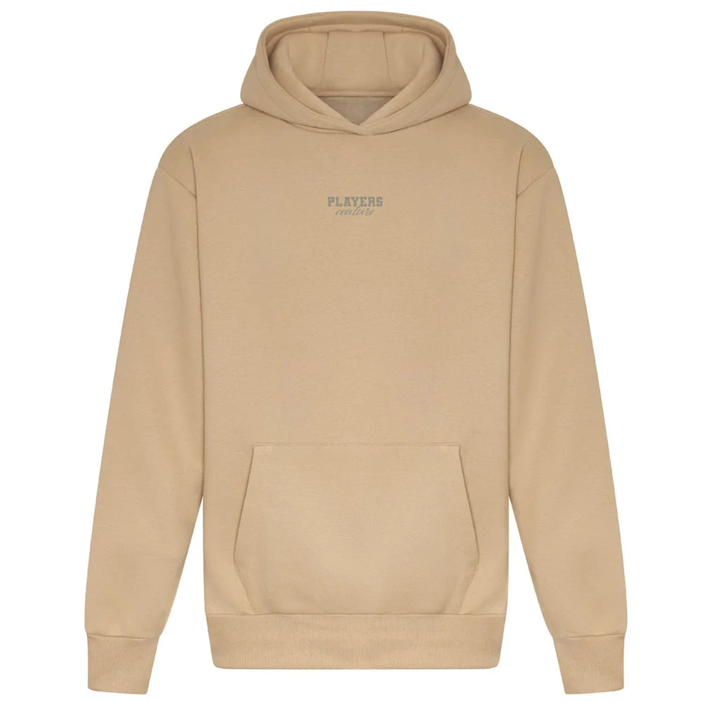 Essentials Collection Players Couture Men's Premium Heavyweight Desert Sand Hoodie - Beige / XS | Basics, Essentials Collection, Hoodies, Men's