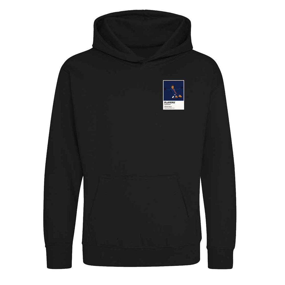 Desire Doue PSG Icon Frame Kids Hoodie — Black
