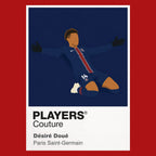 Desire Doue PSG Icon Frame — Red