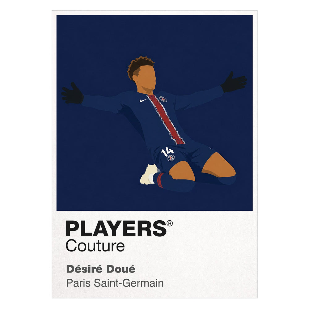 Desire Doue PSG Icon Frame — White