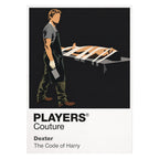 Dexter – Dark Passenger Dexter's shadowed Dark Passenger persona framed by red forensic detail Icon Frame artwork on white