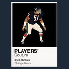 Dick Butkus Bears American Football Icon Frame Men's T-Shirt