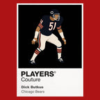 Dick Butkus Bears American Football Icon Frame Men's T-Shirt