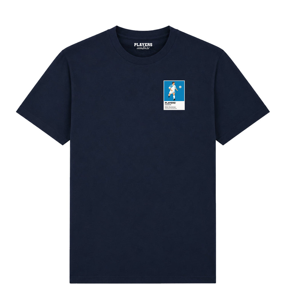 Didier Deschamps Olympique de Marseille men's T-shirt in navy