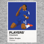 Didier Drogba Chelsea Icon Frame — Gray