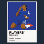 Didier Drogba Chelsea Icon Frame — Navy