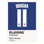 Didier Drogba 11 Football Shirt Frame Men's Hoodie – white close-up detail shot of the Didier Drogba 11 Football Players