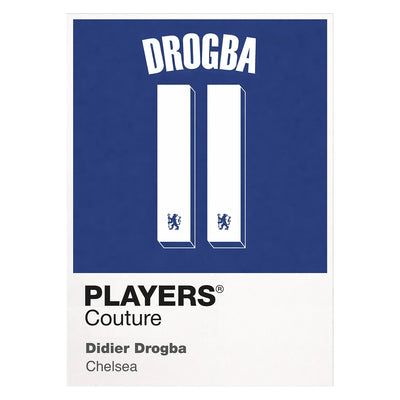 Didier Drogba 11 Football Shirt Frame - Icon Design