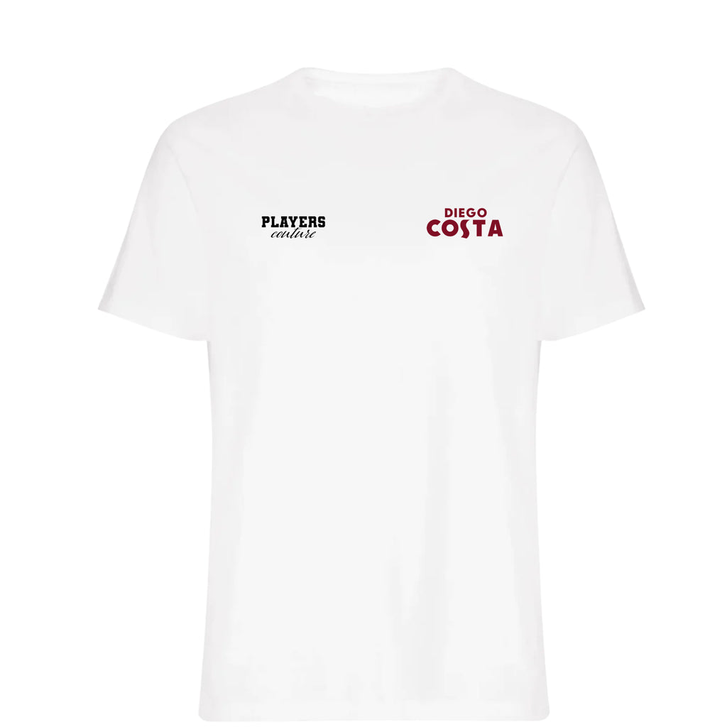 Diego Costa Logo Players Couture Mens T-Shirt White
