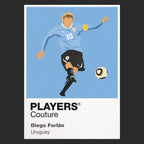 Diego Forlan  Icon Frame — Black