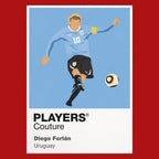 Diego Forlan  Icon Frame — Red
