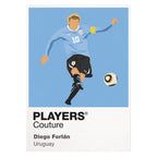 Diego Forlan  Icon Frame — White