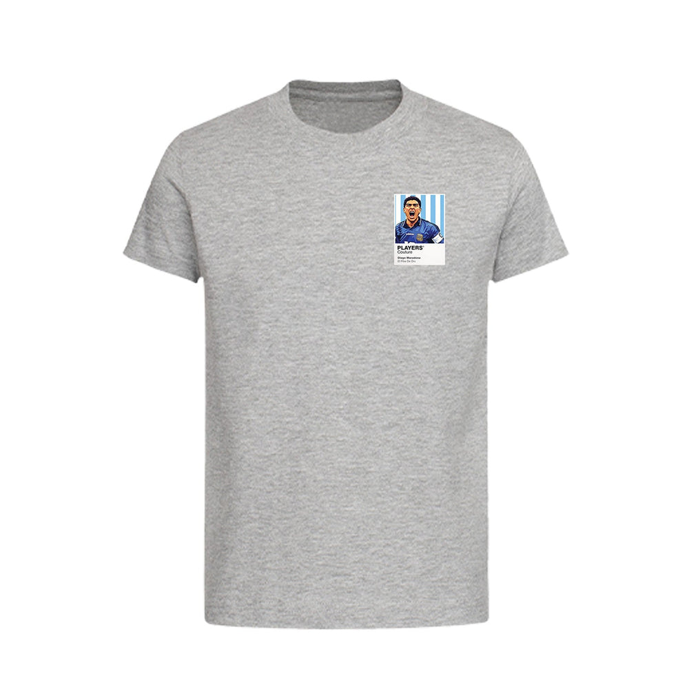 Diego Maradona Argentina 94 Icon Frame Kids T-Shirt - Grey