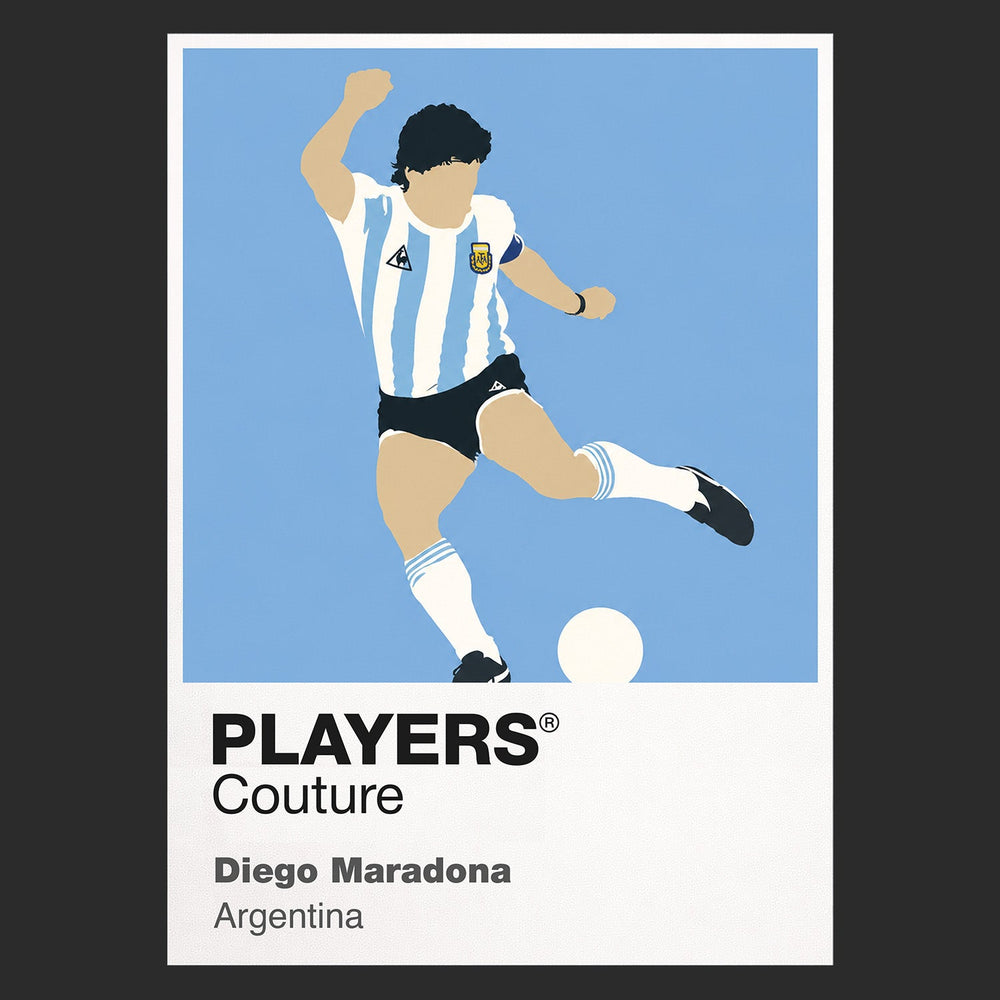 Diego Maradona Players Couture Frame Black