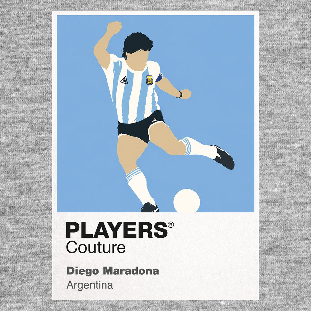 Diego Maradona Players Couture Frame Gray